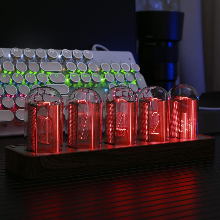 vintage nixie clock