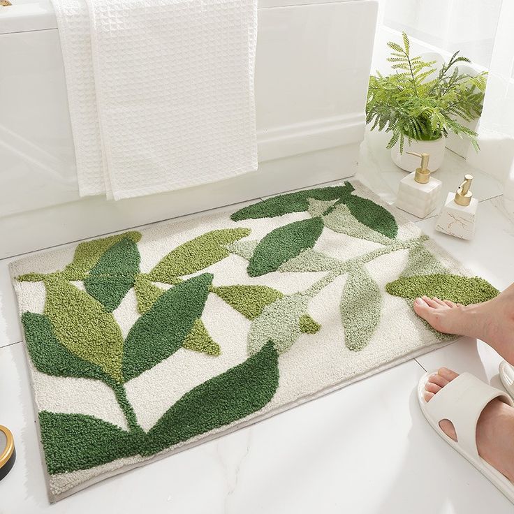 Bath Mat Extra Design, Super Absorbent & Stylish