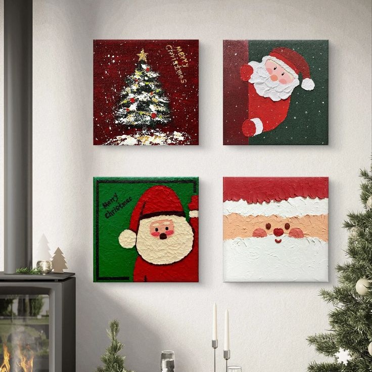 Christmas Contemporary Wall Art: Add a Touch of Magic