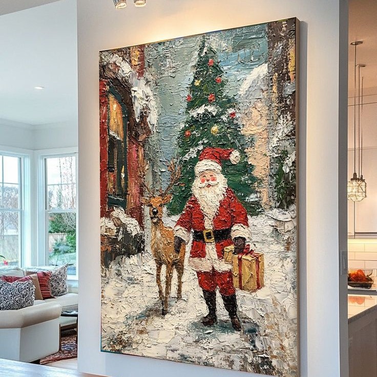 modern Christmas wall decor