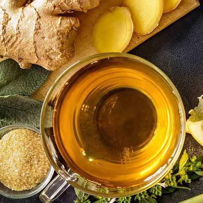 ginger juice tea