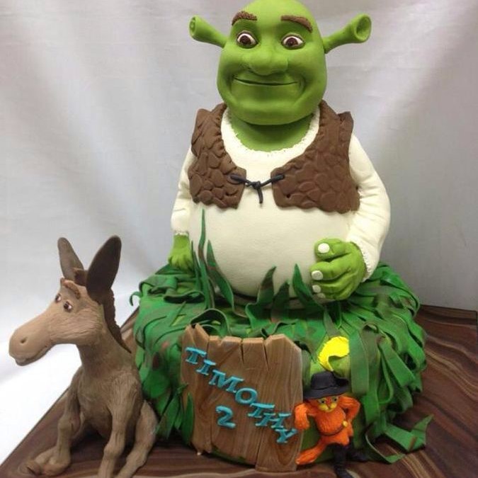 shrek cake